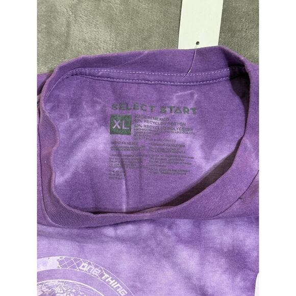 NWT Select Start UO SZ XL Purple Short Sleeve Crew Neck T-Shirt Tech Men Unisex - Picture 3 of 7
